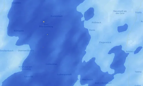 Regenradar Vorschaubild - Aktuelle Niederschläge in Eichicht und Umgebung