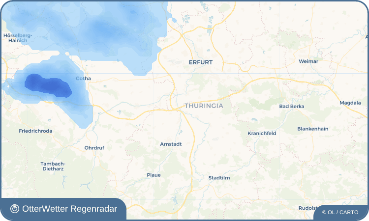 OtterWetter Regenradar-Widget Eischleben