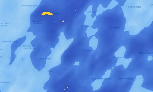 Regenradar Vorschaubild - Aktuelle Niederschläge in Elgersburg und Umgebung
