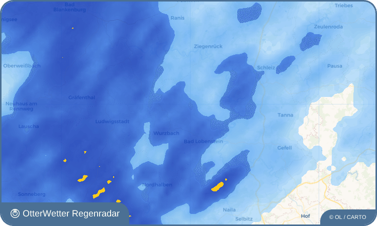 OtterWetter Regenradar-Widget Eliasbrunn