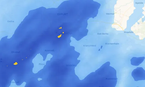 Regenradar Vorschaubild - Aktuelle Niederschläge in Elleben und Umgebung