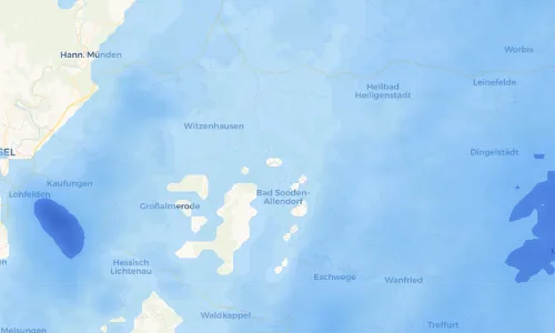 Regenradar Vorschaubild - Aktuelle Niederschläge in Ellershausen und Umgebung