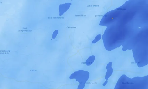 Regenradar Vorschaubild - Aktuelle Niederschläge in Elxleben an der Gera und Umgebung