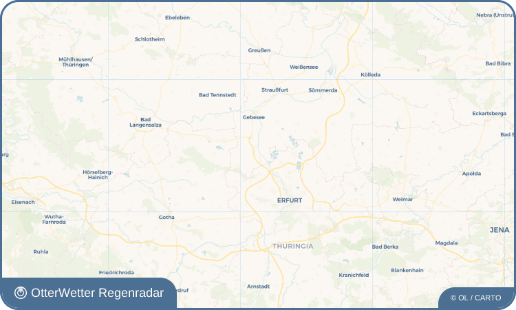 OtterWetter Regenradar-Widget Elxleben an der Gera