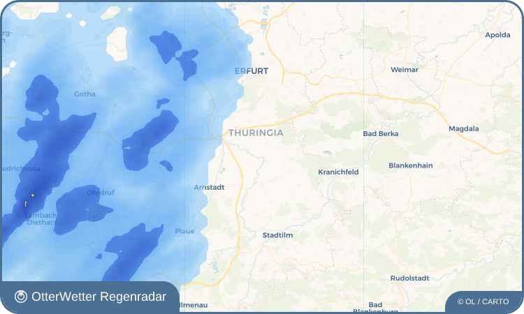 Widget-Vorschau für Elxleben Wetter-Widget-Vorschau mit Vorhersagedaten für Elxleben