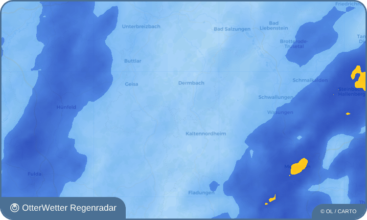 Widget-Vorschau für Empfertshausen Wetter-Widget-Vorschau mit Vorhersagedaten für Empfertshausen
