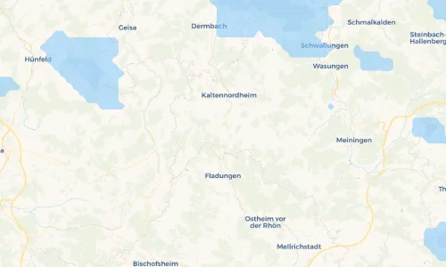 Regenradar Vorschaubild - Aktuelle Niederschläge in Erbenhausen und Umgebung