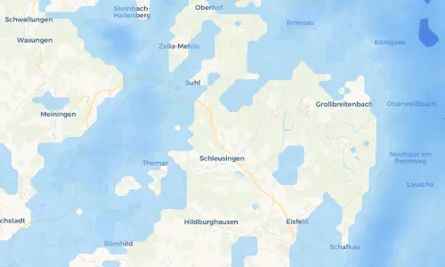 Regenradar Vorschaubild - Aktuelle Niederschläge in Erlau und Umgebung