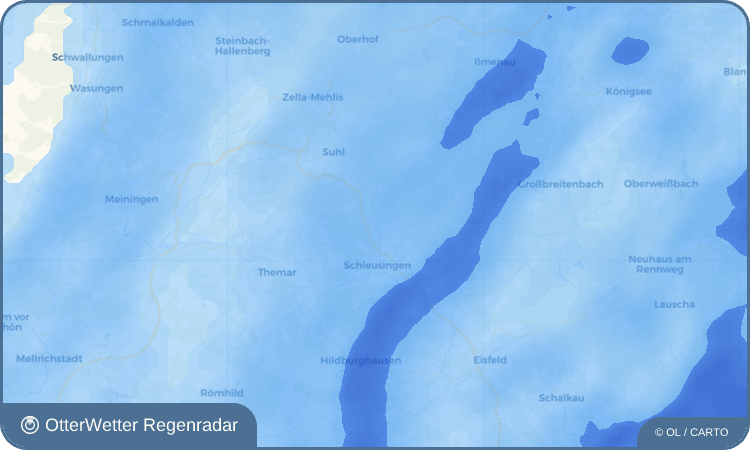 Wetter-Widget-Vorschau mit Vorhersagedaten für Erlau