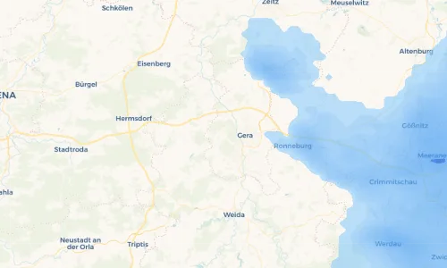Regenradar Vorschaubild - Aktuelle Niederschläge in Ernsee und Umgebung