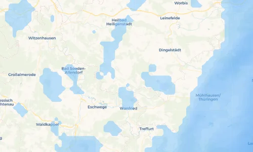 Regenradar Vorschaubild - Aktuelle Niederschläge in Ershausen und Umgebung
