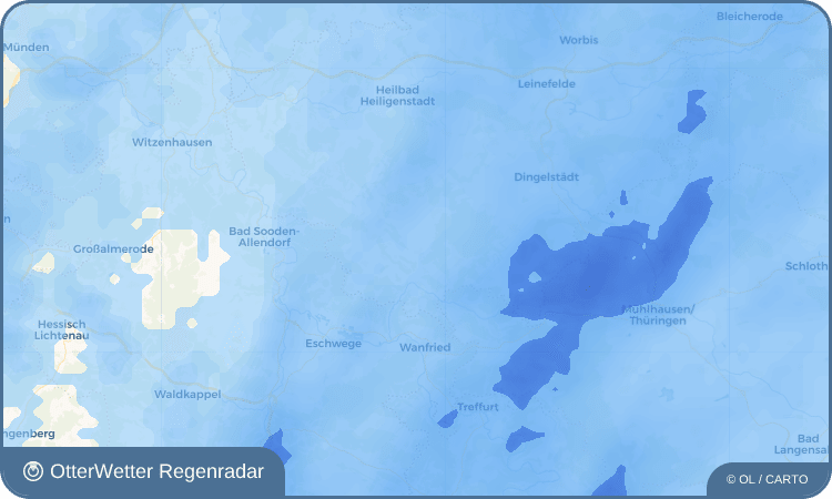 OtterWetter Regenradar-Widget Ershausen