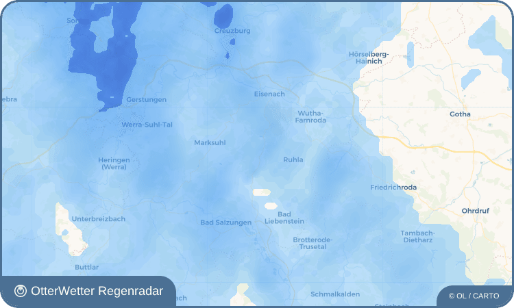 Wetter-Widget-Vorschau mit Vorhersagedaten für Etterwinden