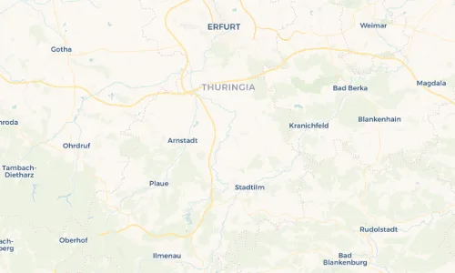 Regenradar Vorschaubild - Aktuelle Niederschläge in Ettischleben und Umgebung