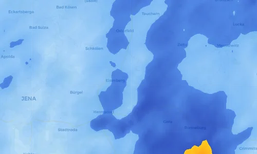 Regenradar Vorschaubild - Aktuelle Niederschläge in Etzdorf und Umgebung