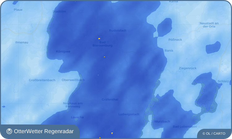 Widget-Vorschau für Eyba Wetter-Widget-Vorschau mit Vorhersagedaten für Eyba