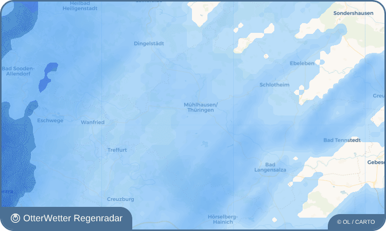 OtterWetter Regenradar-Widget Felchta
