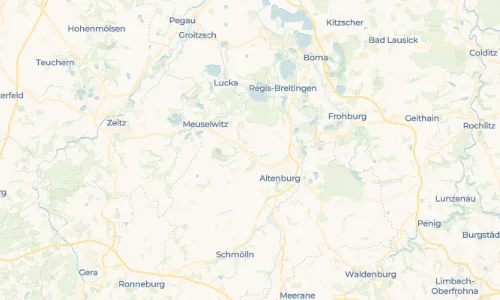 Regenradar Vorschaubild - Aktuelle Niederschläge in Fichtenhainichen und Umgebung