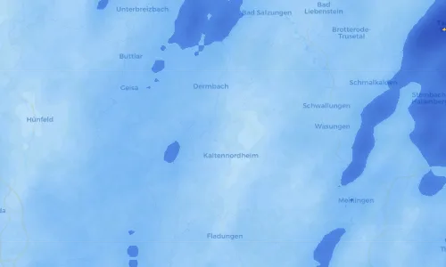 Regenradar Vorschaubild - Aktuelle Niederschläge in Fischbach/Rhön und Umgebung