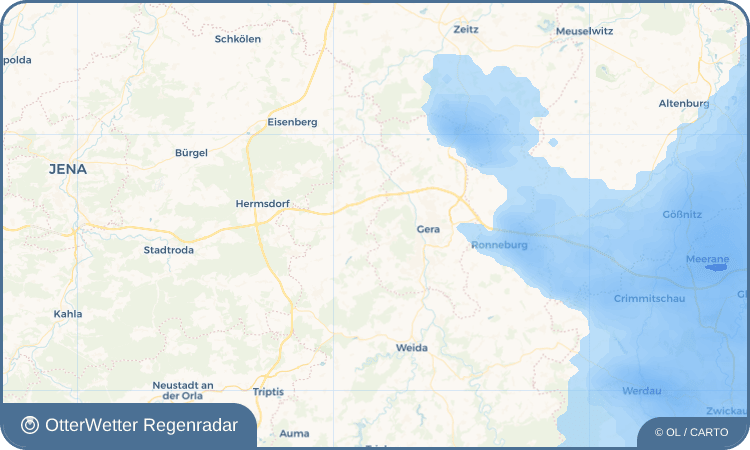 OtterWetter Regenradar-Widget Frankenthal