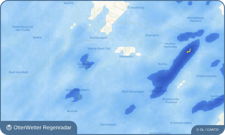OtterWetter Regenradar-Widget Frauensee