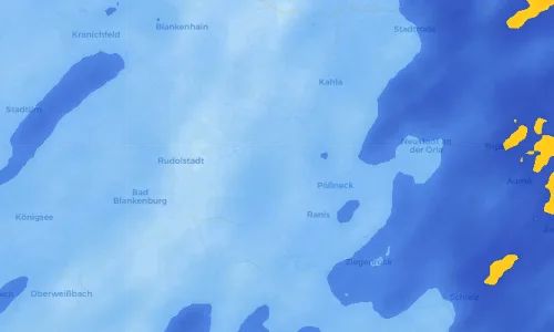 Regenradar Vorschaubild - Aktuelle Niederschläge in Friedebach und Umgebung