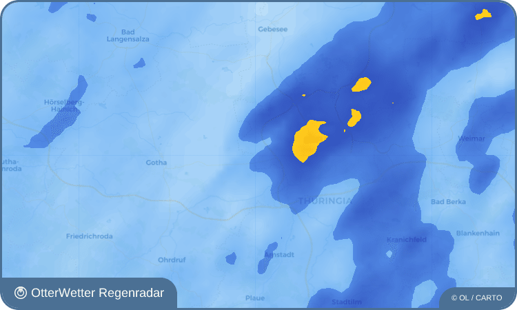 OtterWetter Regenradar-Widget Frienstedt
