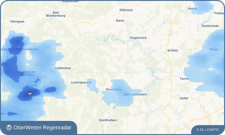 OtterWetter Regenradar-Widget Gahma