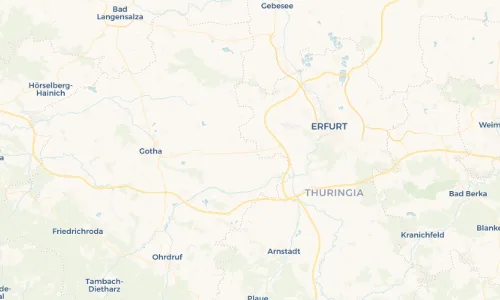Regenradar Vorschaubild - Aktuelle Niederschläge in Gamstädt und Umgebung