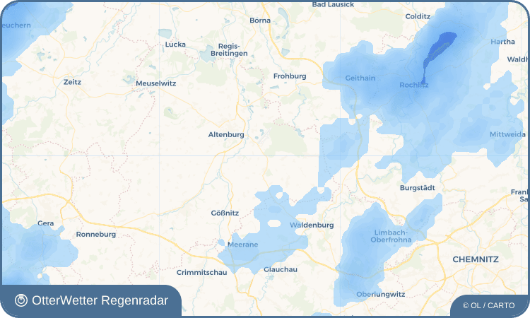 Widget-Vorschau für Garbus Wetter-Widget-Vorschau mit Vorhersagedaten für Garbus