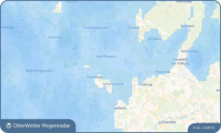OtterWetter Regenradar-Widget Gauerstadt