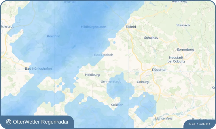 Wetter-Widget-Vorschau mit Vorhersagedaten für Gauerstadt