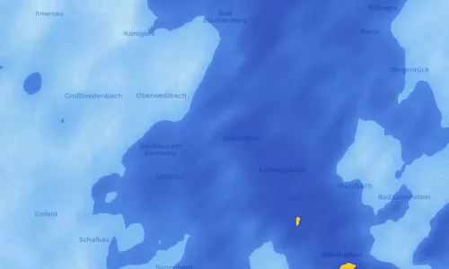 Regenradar Vorschaubild - Aktuelle Niederschläge in Gebersdorf und Umgebung