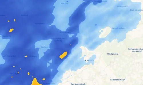 Regenradar Vorschaubild - Aktuelle Niederschläge in Gefell und Umgebung