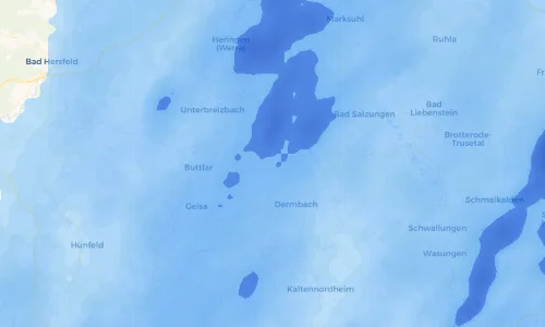 Regenradar Vorschaubild - Aktuelle Niederschläge in Gehaus und Umgebung
