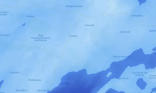 Regenradar Vorschaubild - Aktuelle Niederschläge in Gehofen und Umgebung