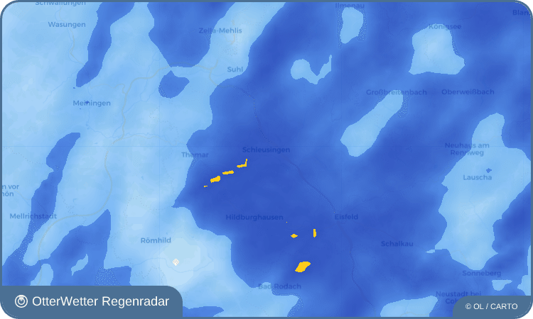 OtterWetter Regenradar-Widget Geisenhöhn