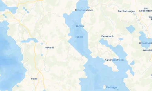 Regenradar Vorschaubild - Aktuelle Niederschläge in Geismar und Umgebung