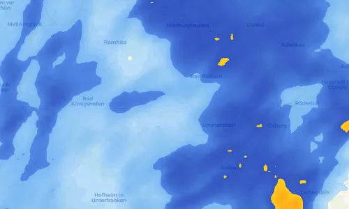 Regenradar Vorschaubild - Aktuelle Niederschläge in Gellershausen und Umgebung