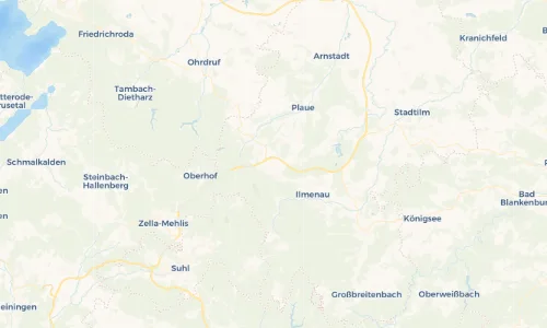 Regenradar Vorschaubild - Aktuelle Niederschläge in Geraberg und Umgebung
