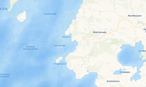 Regenradar Vorschaubild - Aktuelle Niederschläge in Gernrode und Umgebung