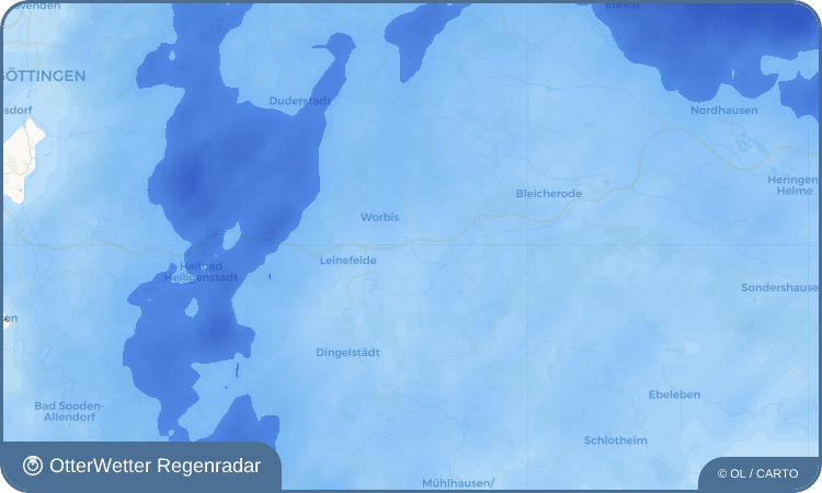 OtterWetter Regenradar-Widget Gernrode