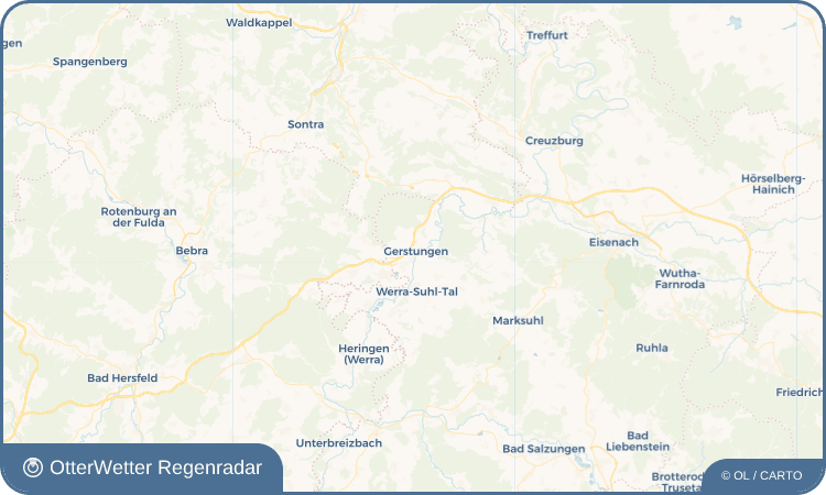Widget-Vorschau für Gerstungen Wetter-Widget-Vorschau mit Vorhersagedaten für Gerstungen