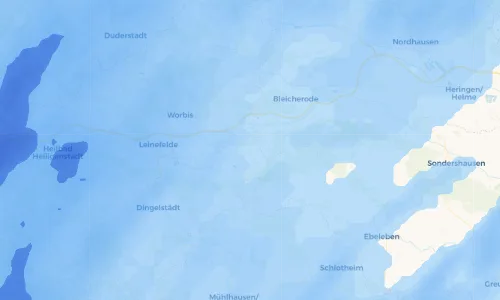 Regenradar Vorschaubild - Aktuelle Niederschläge in Gerterode und Umgebung