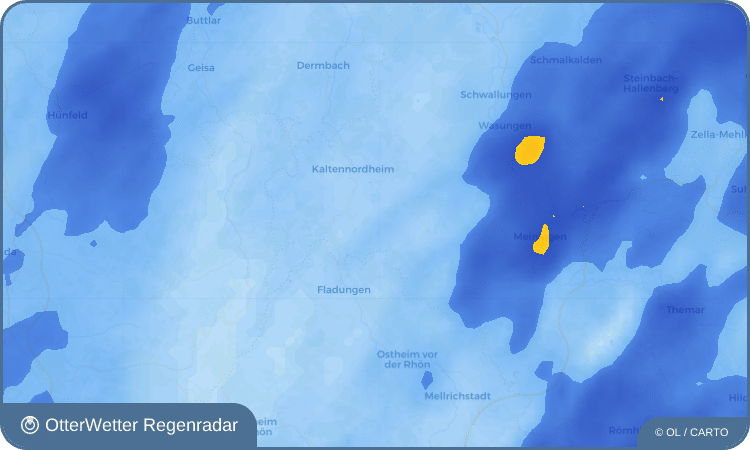 Wetter-Widget-Vorschau mit Vorhersagedaten für Gerthausen