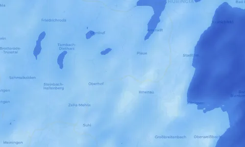 Regenradar Vorschaubild - Aktuelle Niederschläge in Geschwenda und Umgebung