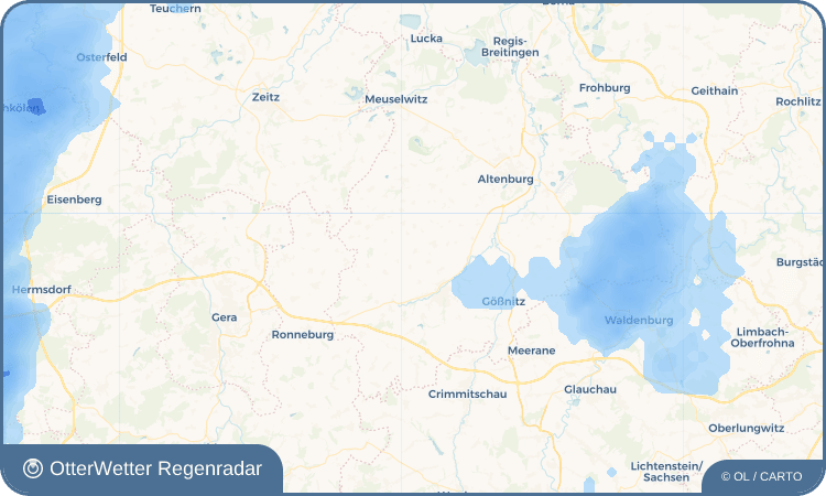 OtterWetter Regenradar-Widget Gimmel