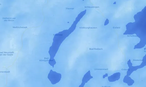 Regenradar Vorschaubild - Aktuelle Niederschläge in Gleicherwiesen und Umgebung
