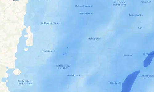 Regenradar Vorschaubild - Aktuelle Niederschläge in Gleimershausen und Umgebung