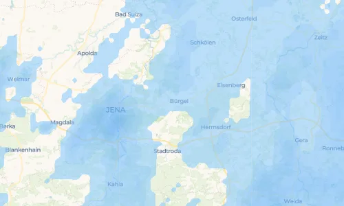 Regenradar Vorschaubild - Aktuelle Niederschläge in Gniebsdorf und Umgebung